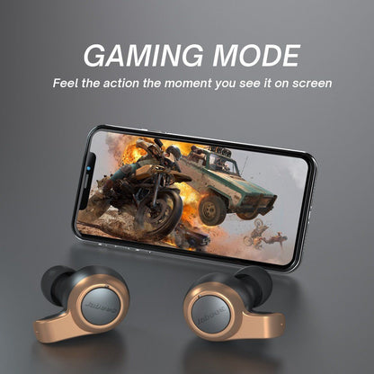 Firefly Vintage - Bluetooth 5.2 Wireless Gaming Earbuds Featuring aptX & Noise Cancellation