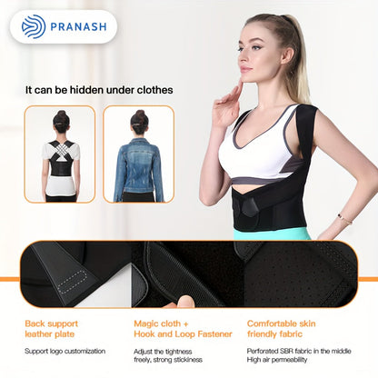 Adjustable Posture Corrector for Men and Women Breathable Spine Brace